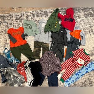 12 month baby boy clothes a few 12-18.